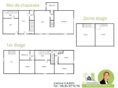 Saint Just Chaleyssin a vendre propriété de 204 m² habitable 6 chambres 1 bureau garage sur 1287 m² de terrain.jpg